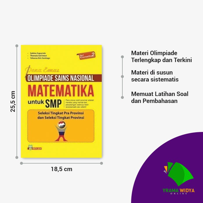 Yrama Widya - Buku Pena Emas OSN Matematika SMP Seri Kinomatika 2-2
