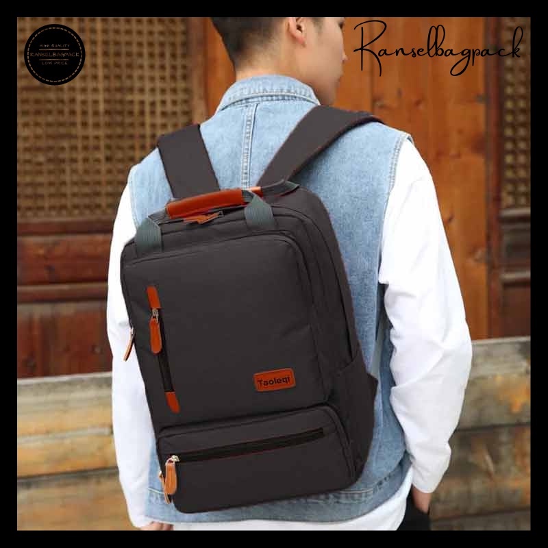 COD Tas Ransel Laptop empuk Tas backpack Jinjing Sekolah Kantor Seminar Original