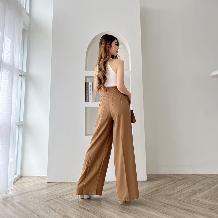 Jeju Wide Pants / Pants Highwaist Wanita