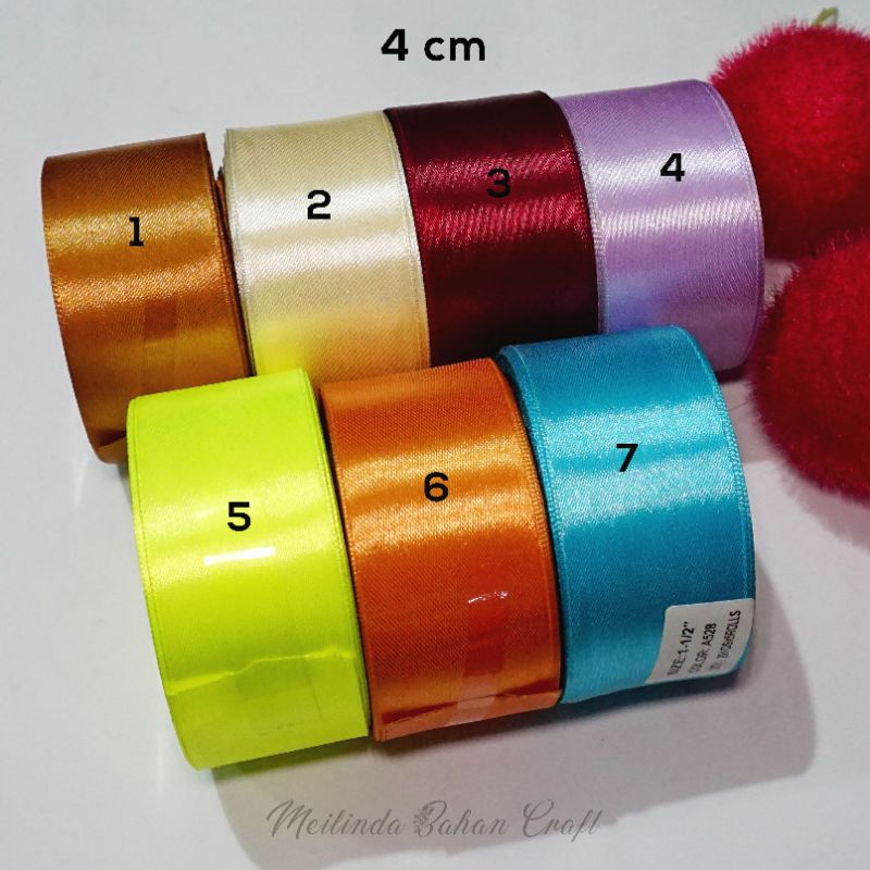 

kode P34 PITA SATIN 4 CMPITA SOUVENIR PITA KADO PITA BUNGAPRICE :Rp. 11.900/ 1 roll1 roll panjang sekitar 20 yard atau 18 meter