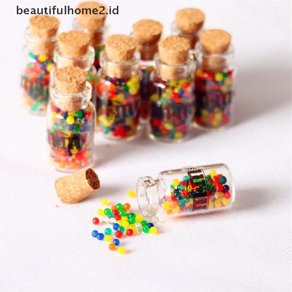 (Beautifulhome2.Id) 3pcs Miniatur Botol Permen Untuk Aksesoris Dapur Rumah Boneka