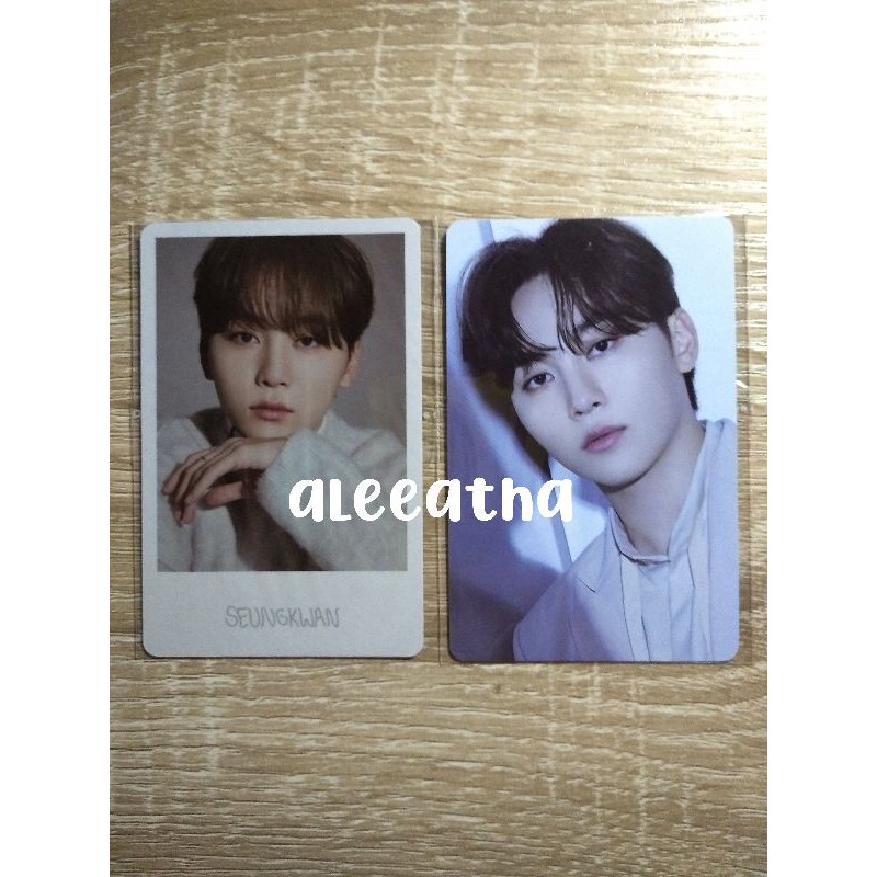 Pelunasan Trading Card Incomplete seungkwan set (booked)