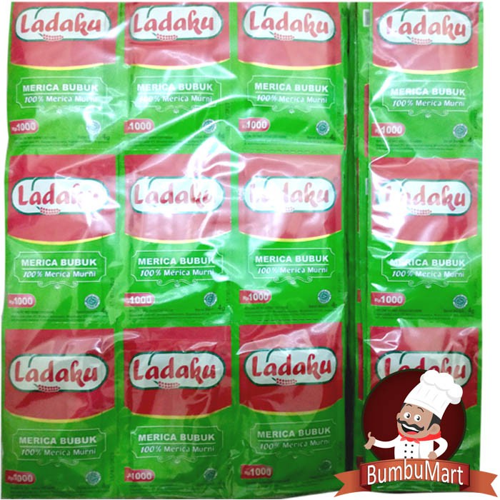 

Ladaku Merica Bubuk Sachet 1 Lusin (12 Sachet)