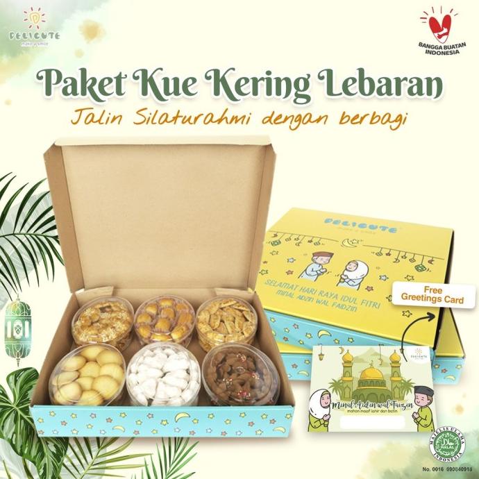 

VARIAN LEBARAN DELICUTE 6 PAKET KUE ISI RASA KERING XCD521XS