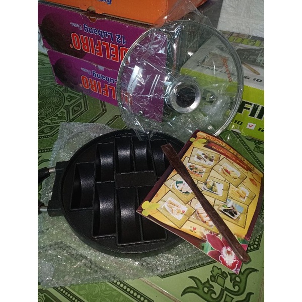 cetakan pukis isi 10 lubang merk DELFIRO