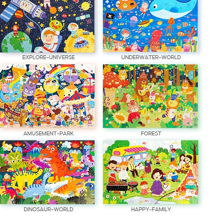 Big Sale KKV -Puzzle 100 pcs Exploring the Universe Mainan Anak ,,