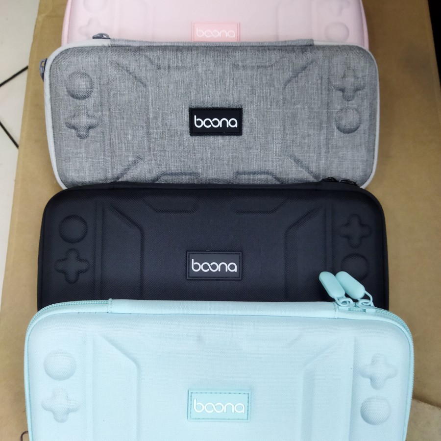 Baona Carrying Pouch Hard Case Bag Tas Dompet for Nintendo Switch V1/V2/Oled