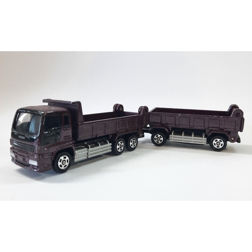Tomica Tomy Isuzu Giga with Full Trailer Dump Loose