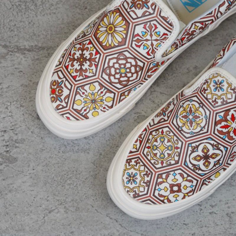 Vans Slip On X Kith Moroccan Tile Orange