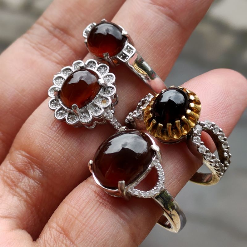Cincin Perempuan Batu Yaman Habasiy Ring Perak
