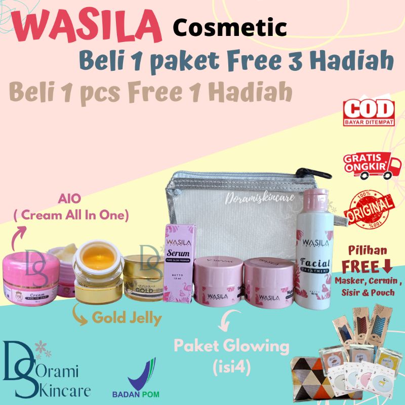 Wasila Cosmetic Kosmetik WA Beauty Wabeauty Wasila Beauty Skincare WA Goldgel Goldjelly Gold Jelly C