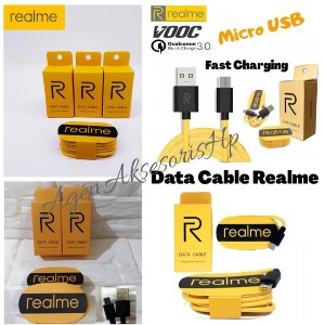 Data Cable Realme Micro USB 2.0A Fast Charging 100cm Kabel Casan Realme 5 5i 5s