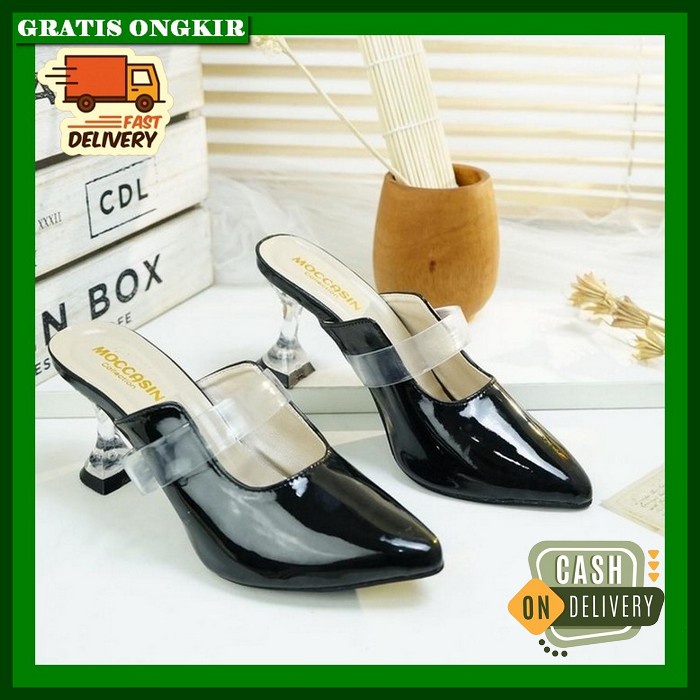 Heels Kerja Casual Sendal Hak Tinggi Viral Hils Remaja Kekinian Haighils Pesta Premium Heals Remaja 