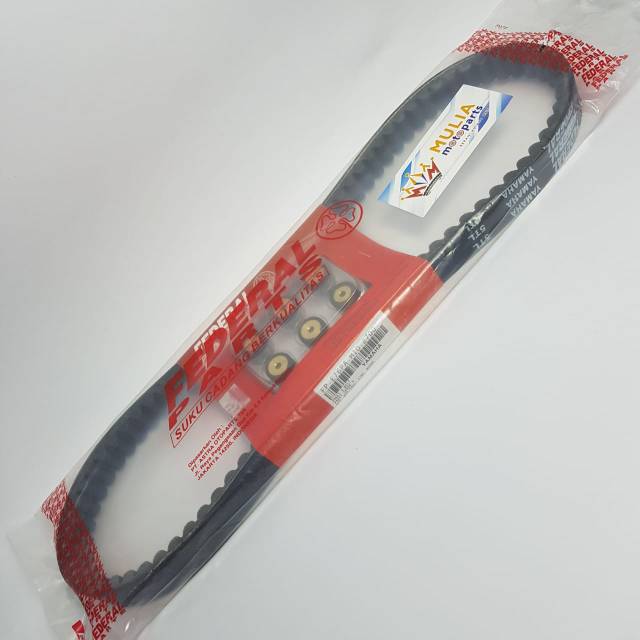 VANBELT KIT / V-BELT MIO , MIO SOUL OLD , FINO FEDERAL PARTS FP-E76PA-MIO-2700 PAKET VBELT