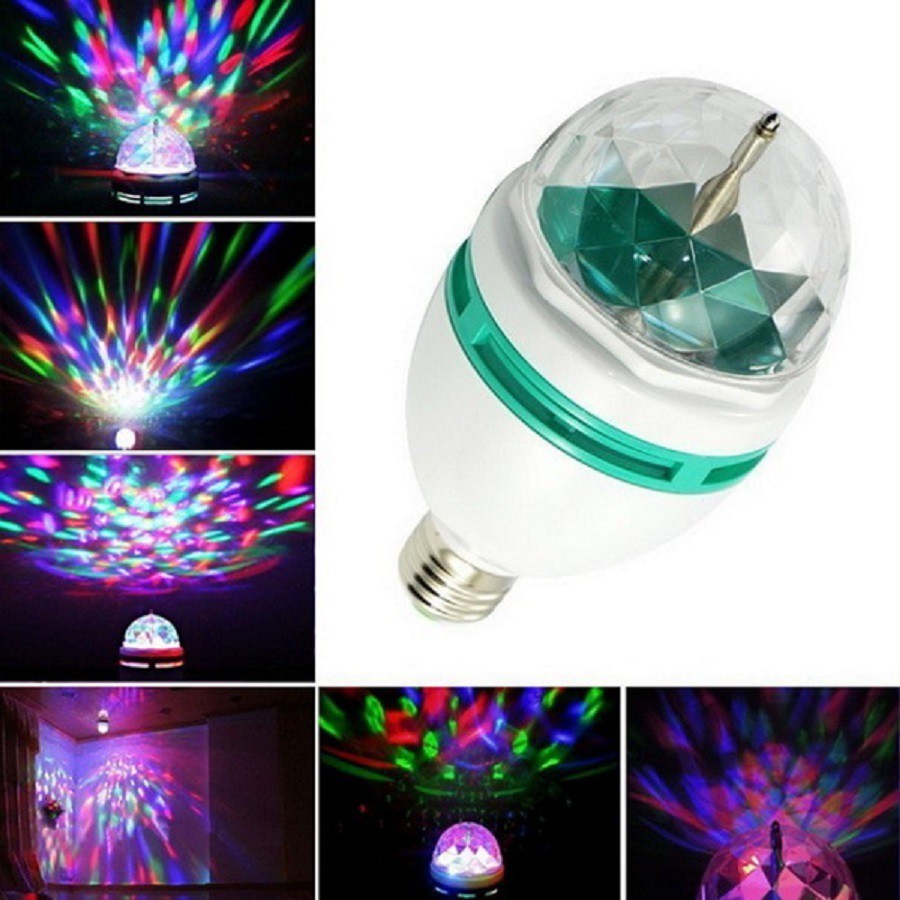 Lampu Hias Disko Disco Fitting E27 Tumblr Mini Disko Warna Warni RGB Karaoke Party Light