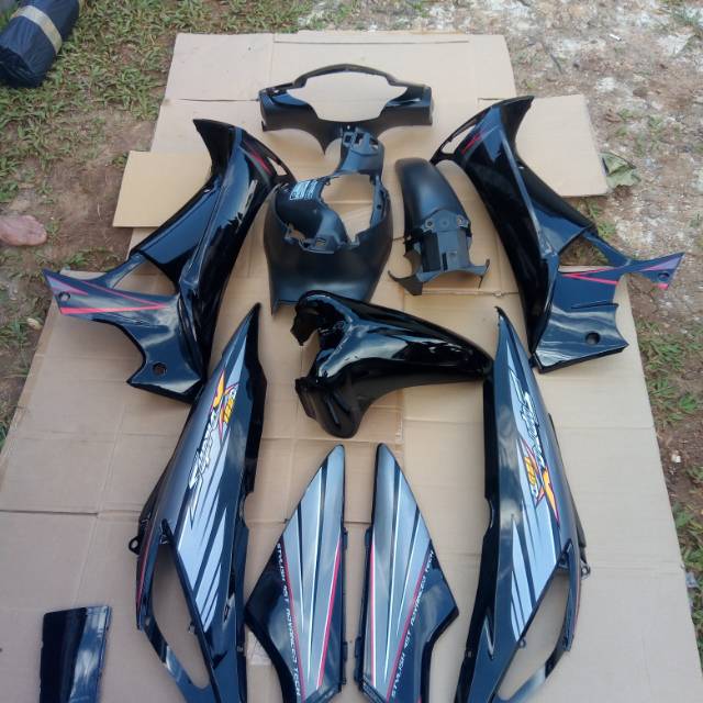 Cover Body Full Set Supra X 125 D 2005 2006 Shopee Indonesia