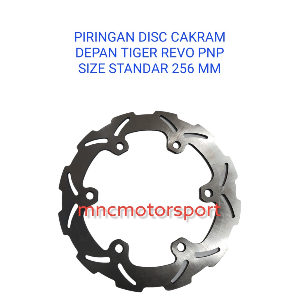 PIRINGAN DISC CAKRAM DEPAN RACING TDR TIGER REVO SUPRA GTR UKURAN STANDAR 256 MM