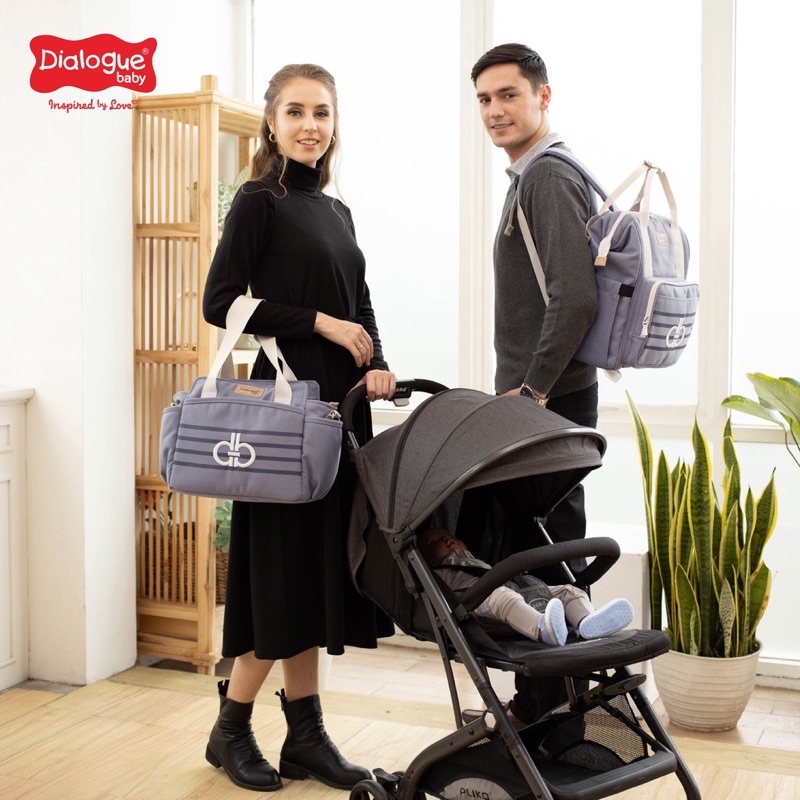 Dialogue Tas Sedang 3in1 Set Grand Series DGT7415 / Diapers Bag - Tas bayi / Tas perlengkapan anak