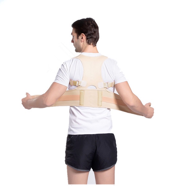 Bisa COD Alat Korektor Postur Punggung Tali Body Harness Lumbar Support Size L - Genkent LSS-15