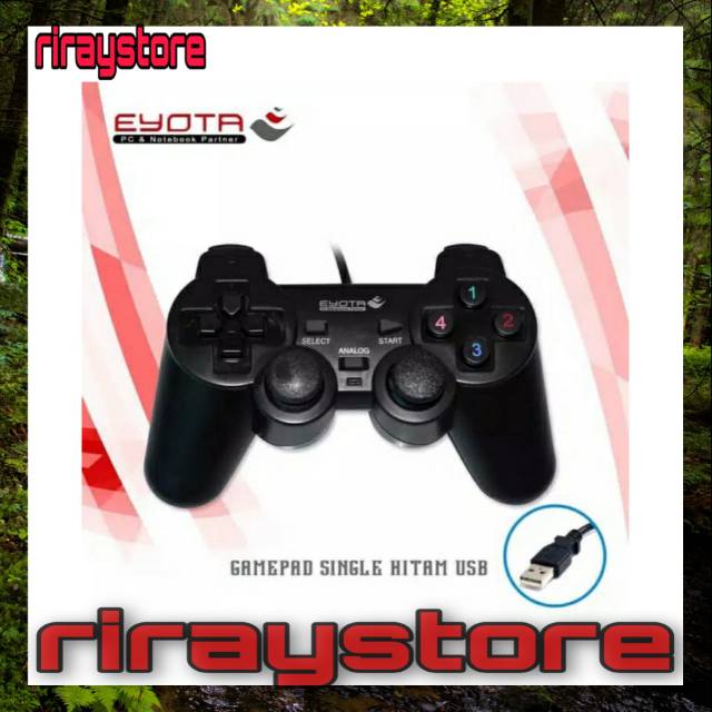 Gamepad Joystik Stik PS 2 ps3 Single Getar For PC - Stik Eyota