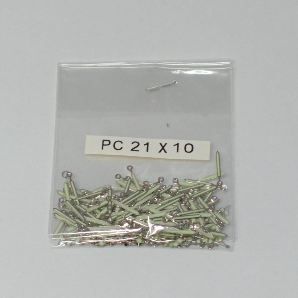 Jarum jam tangan PC21X10 radium putih