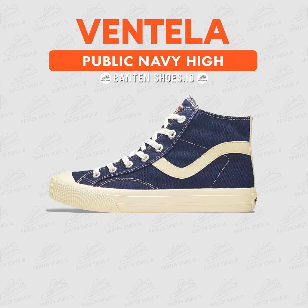 Sepatu Ventela Public High Navy Original Termurah