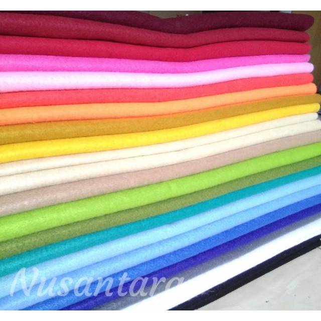 Kain Flanel / kain felt 1 meter PINK series, kain sumbu hidroponik warna warni