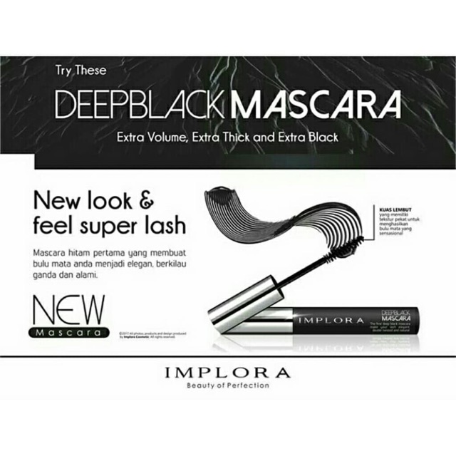 IMPLORA DEEPBLACK Mascara