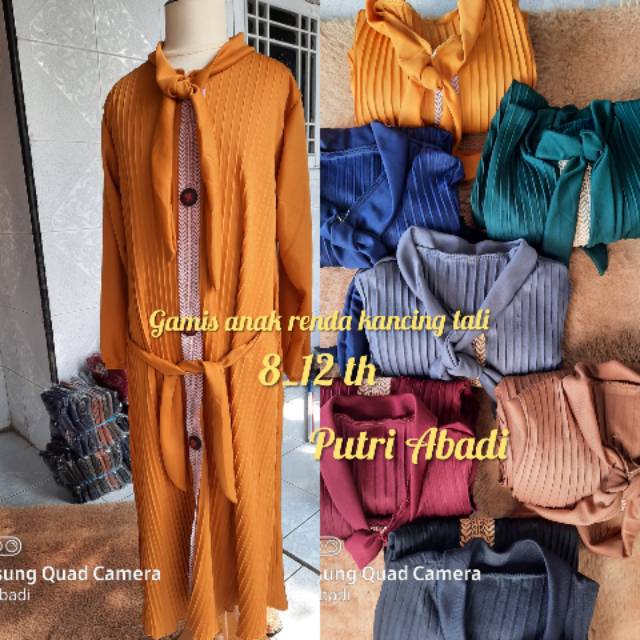 Gamis anak | dreess anak | baju muslim | Murah | ecer grosir | baju anak kekinian