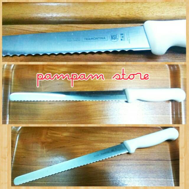 PISAU ROTI - BREAD KNIFE TRAMONTINA