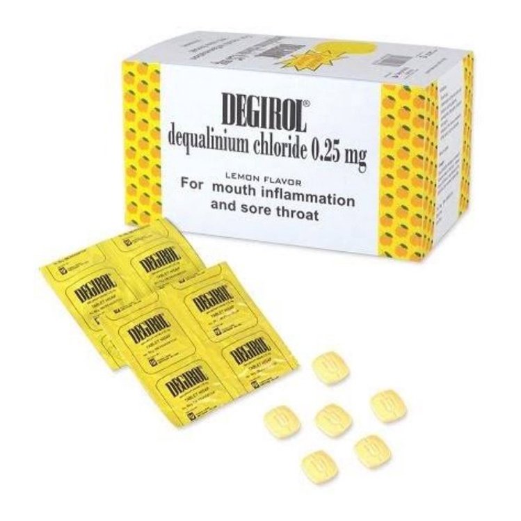 Degirol Tablet Hisap / Sakit tenggorokan / Sariawan / Radang Tenggorokan / Degirol