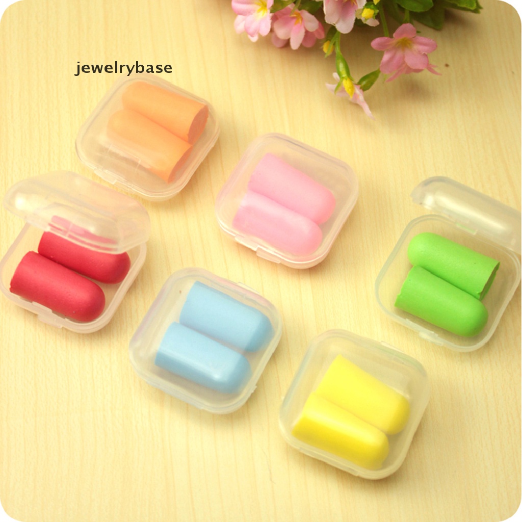 1 Pasang Ear Plugs Bahan Busa Warna Permen Untuk Tidur  Butikan Butik