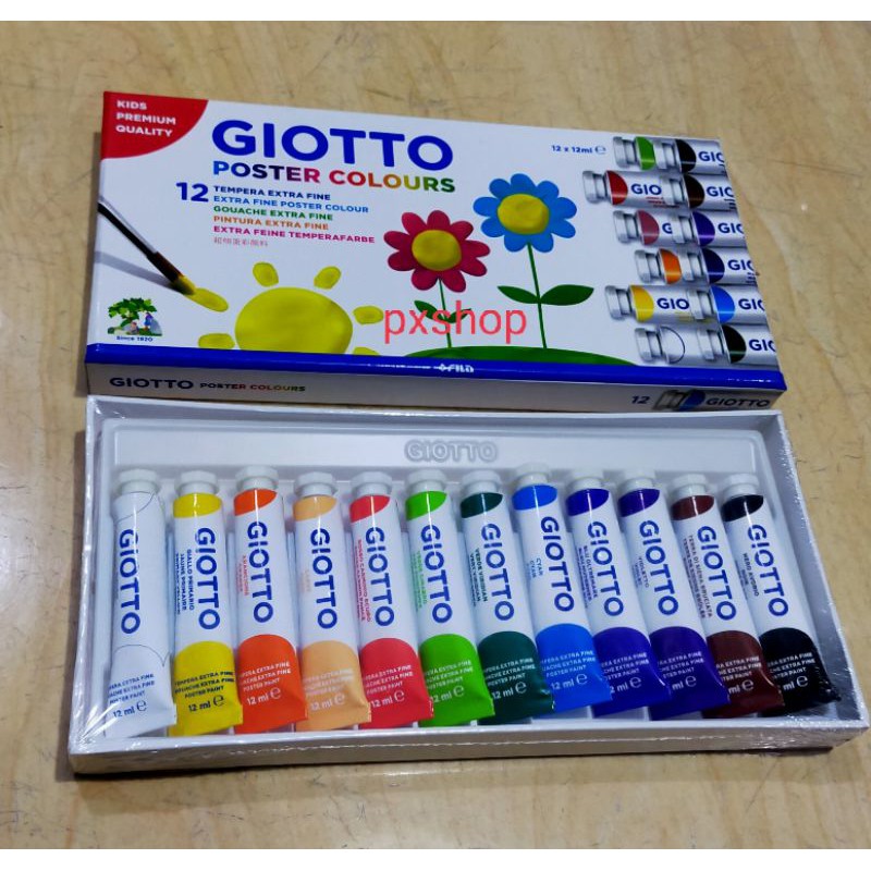 

Giotto Poster Paints 12 Colors