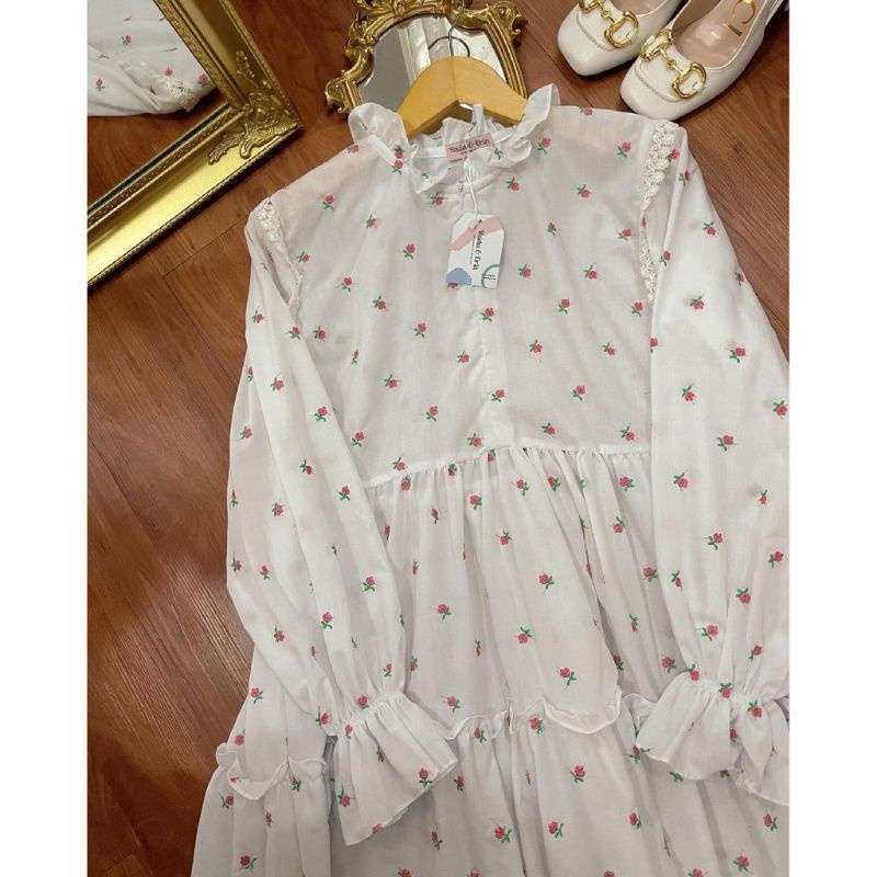 Raya Tunic Flowers PINK by Haidee & Orlin