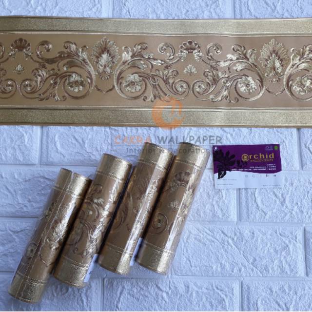 Wallpaper BORDER korea bahan premium elegant