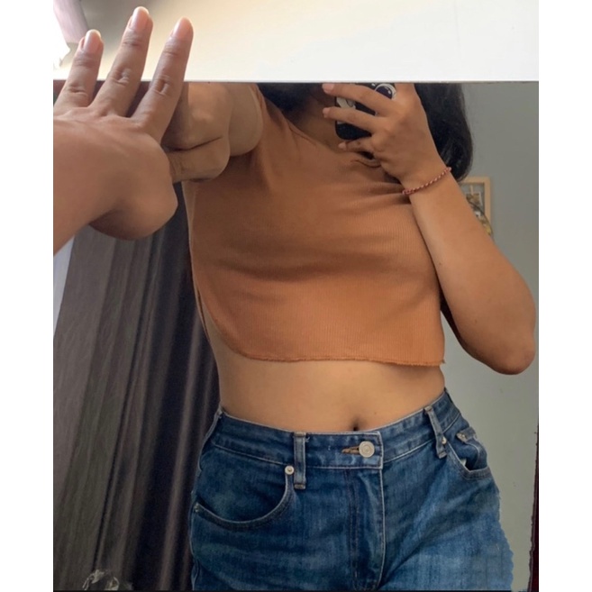 Tq88indonesia Fashion Baju  Crop Wanita Terbaru / Baju Ery Crop Top RIB / Tshirt Wanita Lengan Pendek / Baju Kasual Wanita / Baju Santai Cewek / Baju Seksi / Atasan Wanita / Ootd