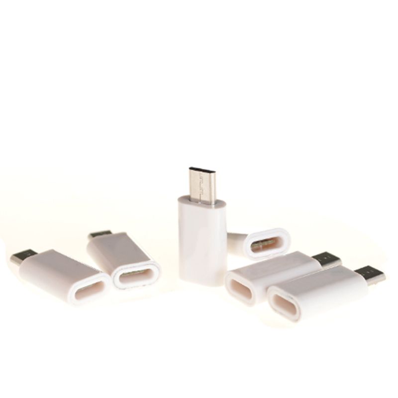 Cre Adapter Konverter Konektor Data / Charger Micro USB Male Ke USB-C Tipe-C Female Kualitas Tinggi