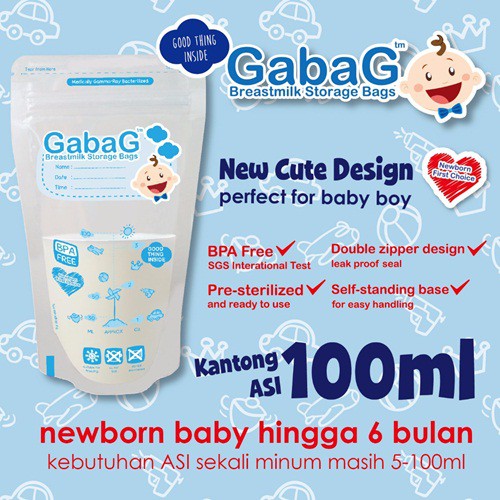 New Kantong ASI Gabag 100 ml