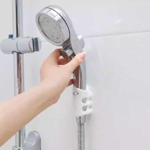 Gantungan Kepala Shower Adjustable Bahan Silikon Holder Shower Tempel Dinding Mudah Dan Praktis