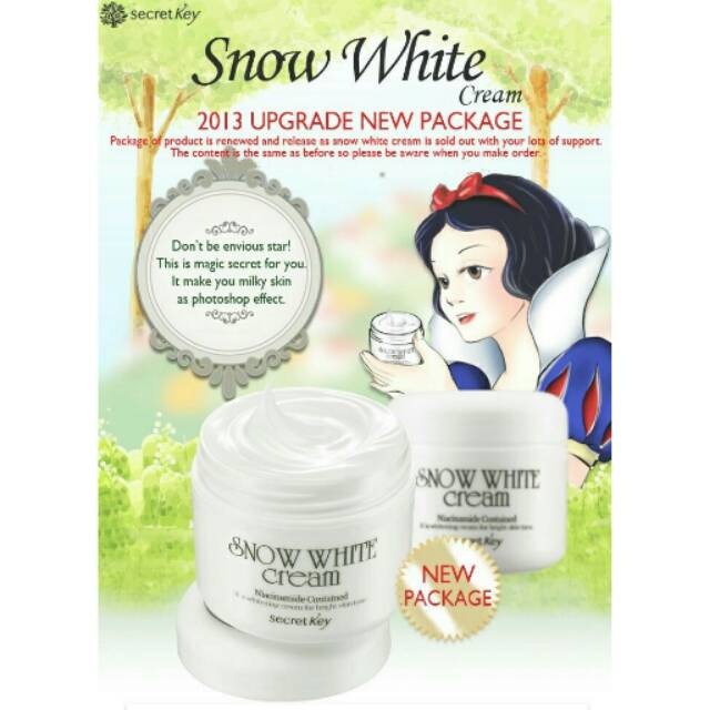 Secret Key Snow White Cream