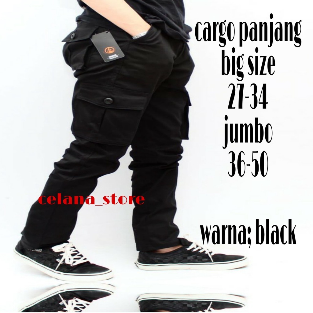 [celana_store]celana cargo panjang pria big size/celana cargo big size/celana cargo pria jumbo/COD