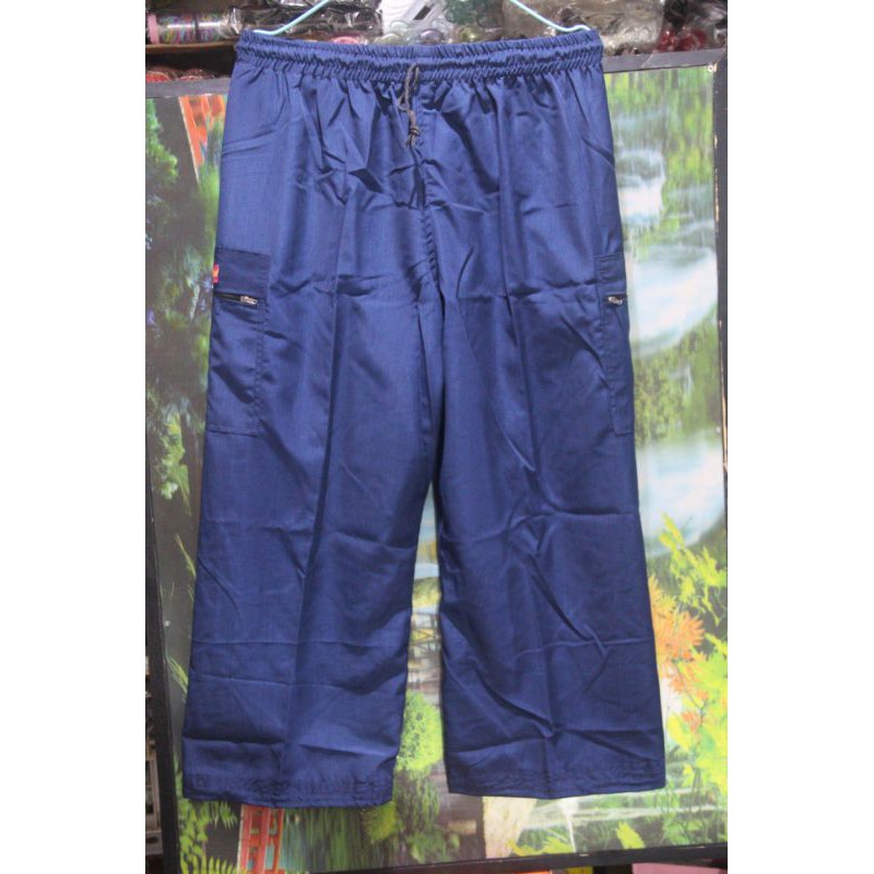 Celana sirwal pangsi/silat komprang warna hitam, putih, biru, merah dll