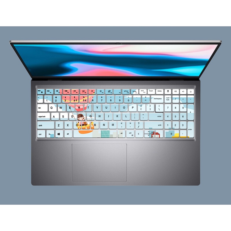 Dell Inspiron 15 Pro Vostro 5510 Film Pelindung Keyboard Laptop 5515 5518 Motif Kartun