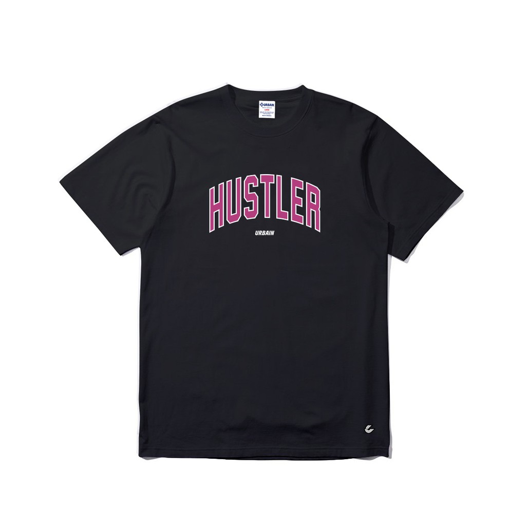 

Urbain Tshirt - Hustler College - Black Pink