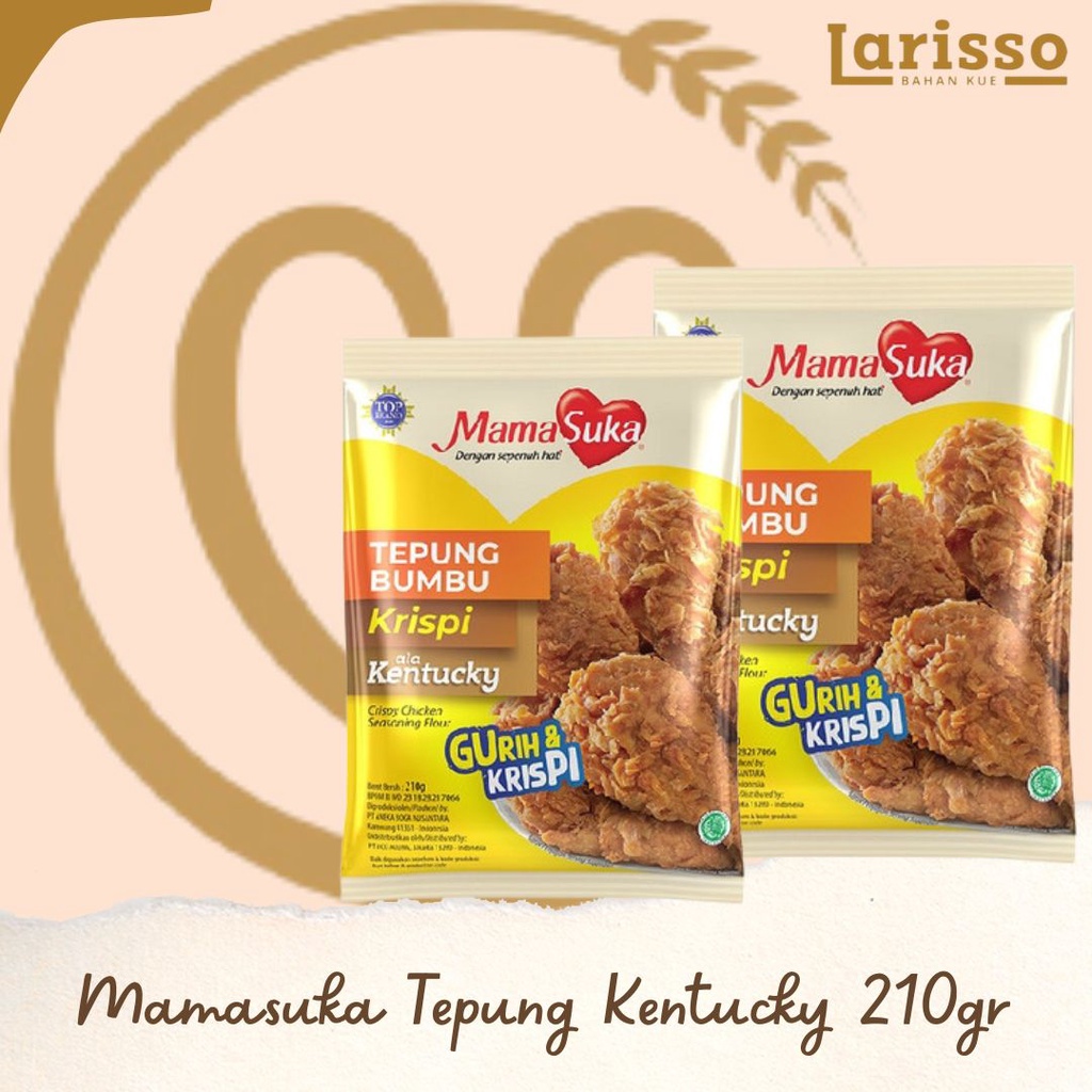 

MAMASUKA TEPUNG BUMBU KRISPI ALA KENTUCKY 210GR