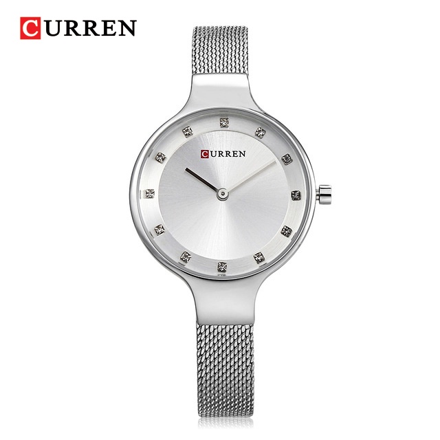 CURREN 9008 Jam Tangan Wanita Analog Rantai Pasir WK-SBY