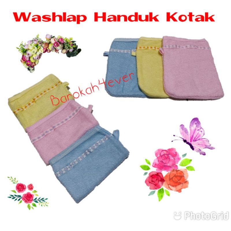 WASHLAP HANDUK Waslap Kotak Handuk Murah