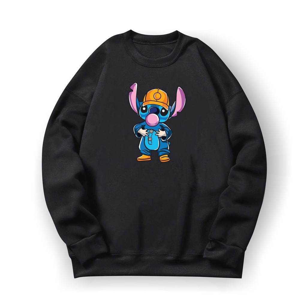 STICH Basic Sweater II STICH Sweater Crewneck II Sweatshirt SIZE M - XL ( Pria &amp; Wanita / Anak &amp; Dewasa )