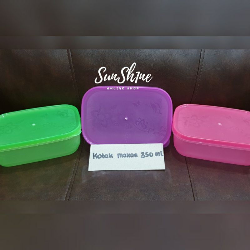 Tempat Makanan / Kotak Makanan / Lunch Box / Ompreng Plastik Warna