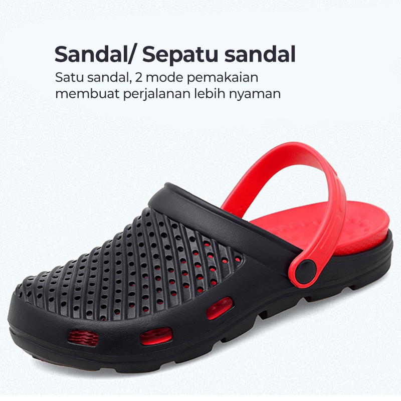 Toread Sandal Baim Sandal Prawat Karet Antislip Sepatu Sandal Sandal Kodok Anti Air MT406